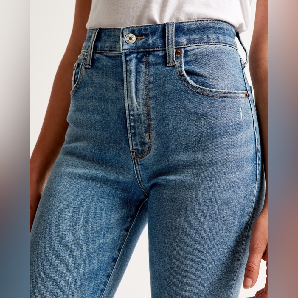 Abercrombie Simone High Rise Ankle Jeans